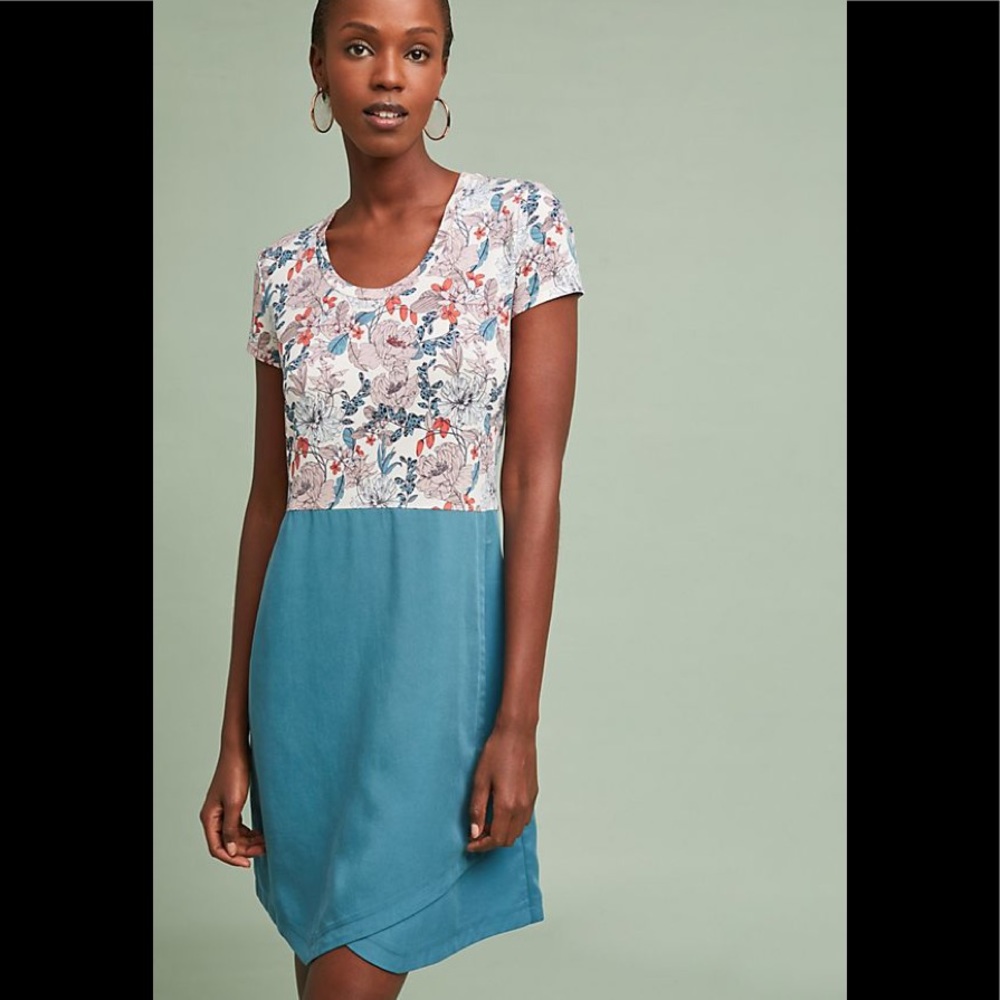 Anthropologie Fletcher Floral Dress by Dolan XS